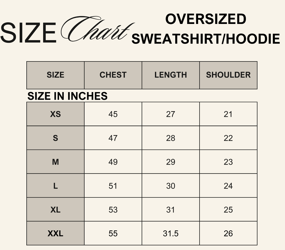 Black Oversize Sweatshirt - Unisex