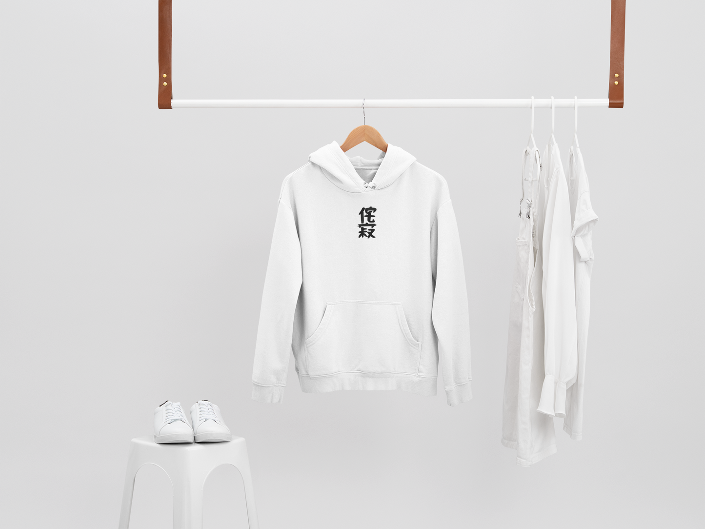 White Oversize Sweatshirt - unisex