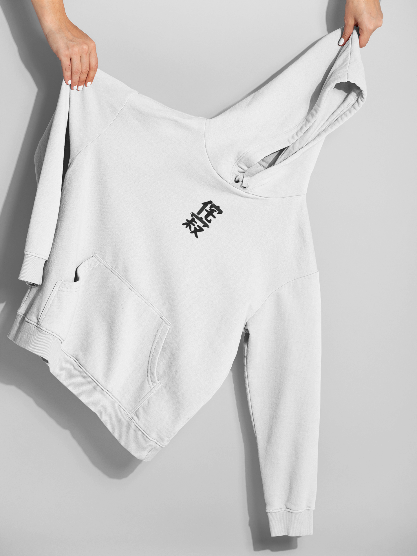 White Oversize Sweatshirt - unisex