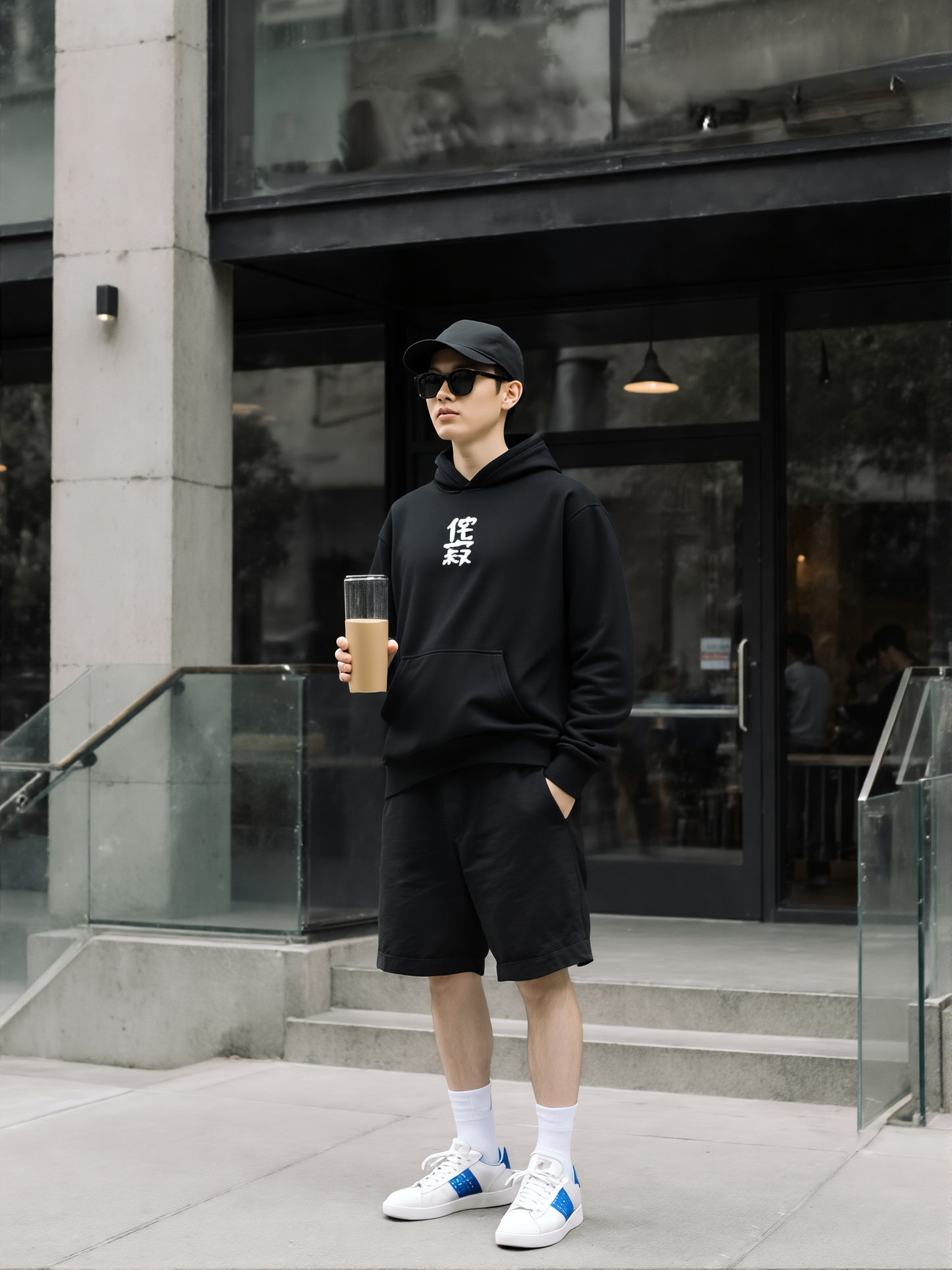 Black Oversize Sweatshirt - Unisex