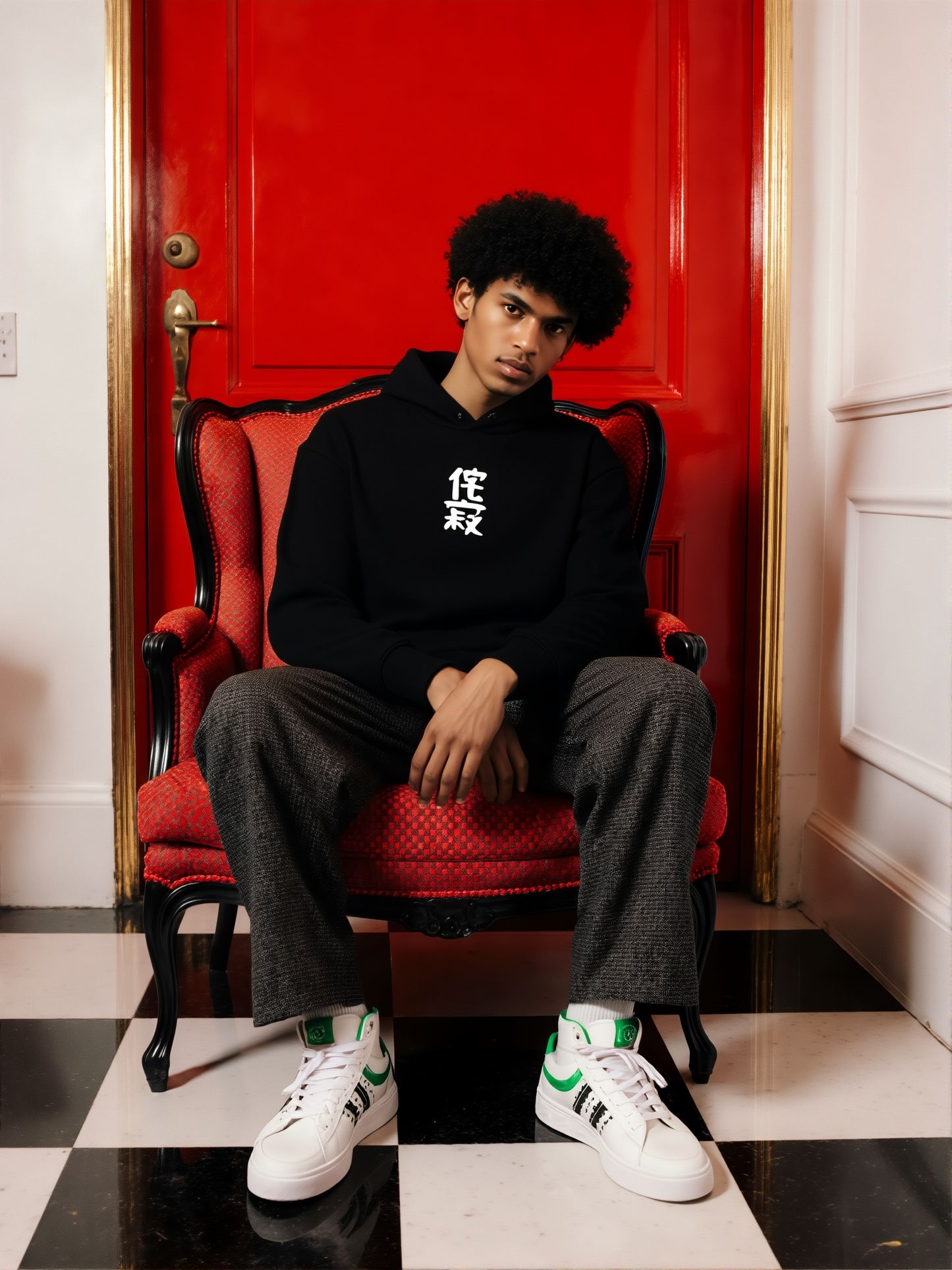 Black Oversize Sweatshirt - Unisex